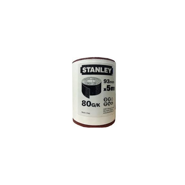 STANLEY FATMAX Papier brúsny - rolka, nedierovaný, 93mm x 5m P80 STA31411