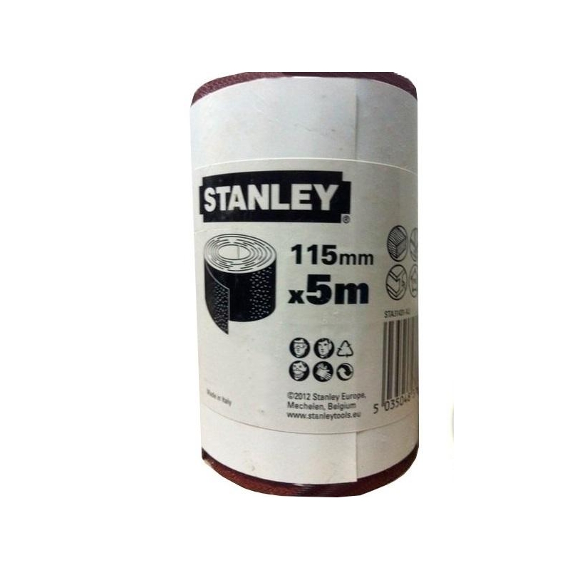 STANLEY FATMAX Papier brúsny - rolka, nedierovaný, 115mm x 5m P80 STA31431