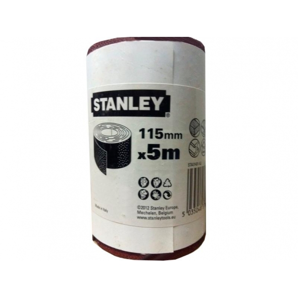 STANLEY FATMAX Papier brúsny - rolka, nedierovaný, 115mm x 5m P180 STA31441