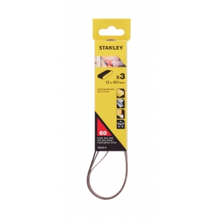 STANLEY FATMAX Pás brúsny na pásové pilníky 13x451mm P60, 3ks, pre B+D STA33311