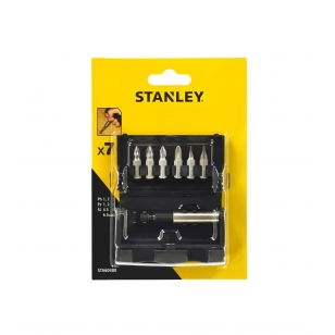 STANLEY FATMAX Bit skrutkovací PZ1-2, PH1-2, ploché 4.5, 6.5, magnet. držiak bitov STA60480