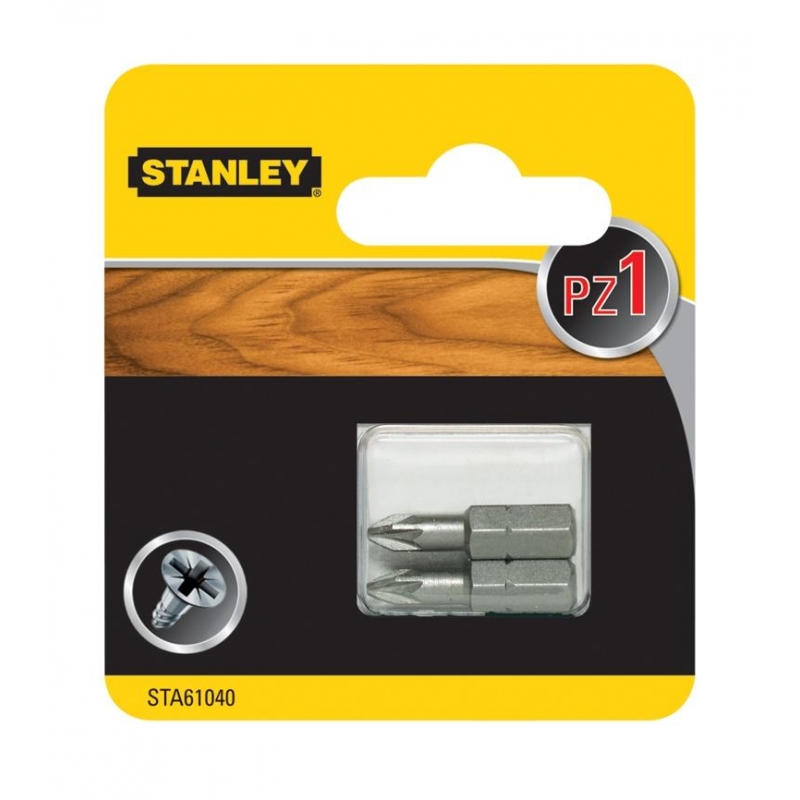 STANLEY FATMAX Bit skrutkovací PZ1 x 25mm, 2ks STA61040