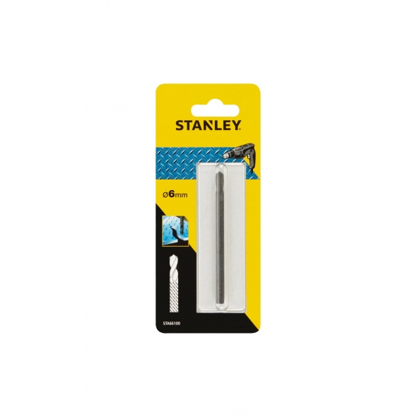 STANLEY FATMAX Vrták frézovací do kovu, pr.6mm x 90mm, prac. dĺžka 50mm STA66100