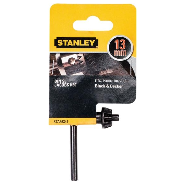 STANLEY FATMAX Kľučka na vŕtačkové zubové skl. pr.13mm, DIN S8, JACOBS K30 STA66341