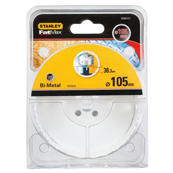 STANLEY FATMAX Vrták korunkový BiMetal pr.105 x hl.38,3mm STA81177