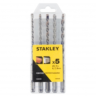 STANLEY FATMAX Vrtáky do betónu SDS+  pr.5-5,5-6-7mm STA85050