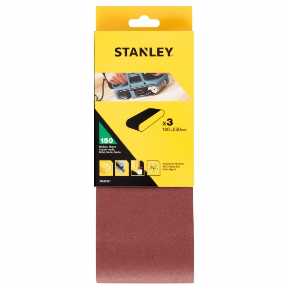 STANLEY FATMAX Pásy brúsne 100 x 560 mm P150, 3 ks STA33261