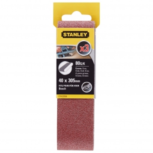 STANLEY FATMAX Pásy brúsne 40 x 305 mm P80, 3 ks STA33506