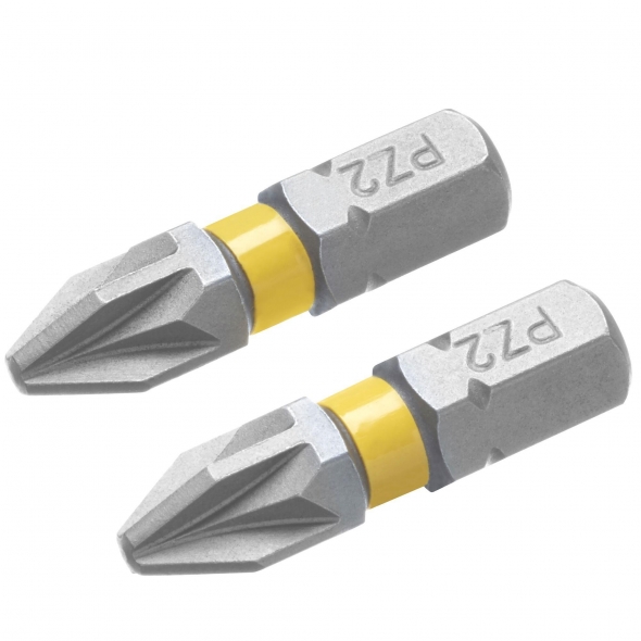 STANLEY FATMAX Bity skrutkovacie s magnetickým ScrewLock systémem PZ2 x 25 mm, 2 ks STA62655