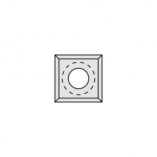 N013 Žiletka tvrdokovová predrez - 13,6 x 13,6 x 2 LaminoMDF CMT