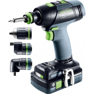 Festool Akumulátorové vŕtacie skrutkovače T 18+3 HPC 4,0 I-Set