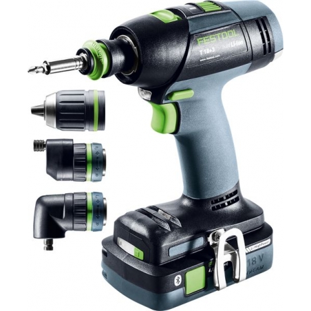 Festool Akumulátorové vŕtacie skrutkovače T 18+3 HPC 4,0 I-Set