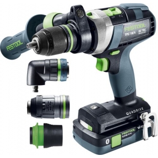Festool Akumulátorový skrutkovač s príklepom TPC 18/4 5,0/4,0 I-Set/XL QUADRIVE
