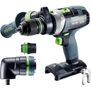 Festool Akumulátorový skrutkovač s príklepom TPC 18/4 I-Basic-Set QUADRIVE