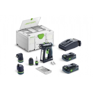 Festool Akumulátorové vŕtacie skrutkovače C 18 HPC 4,0 I-Set