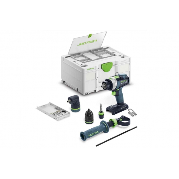 Festool Akumulátorový skrutkovač s príklepom TPC 18/4 I-Basic-Set QUADRIVE