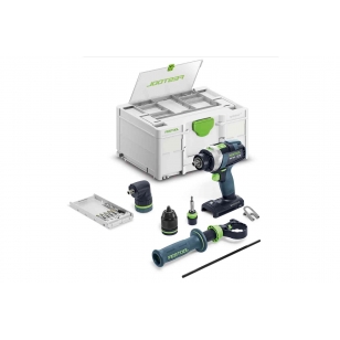Festool Akumulátorový skrutkovač s príklepom TPC 18/4 I-Basic-Set QUADRIVE