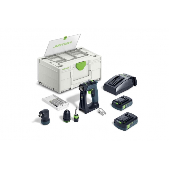 Festool Akumulátorové vŕtacie skrutkovače CXS 18 C 3,0-Set