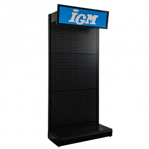 IGM Prázdný prodejní stojan, 207x100x45 cm