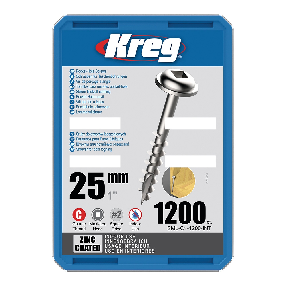 Kreg Zinc Maxi-Loc Skrutky...