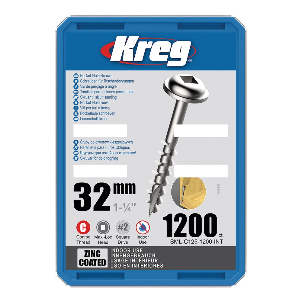 Kreg Zinc Maxi-Loc Skrutky...