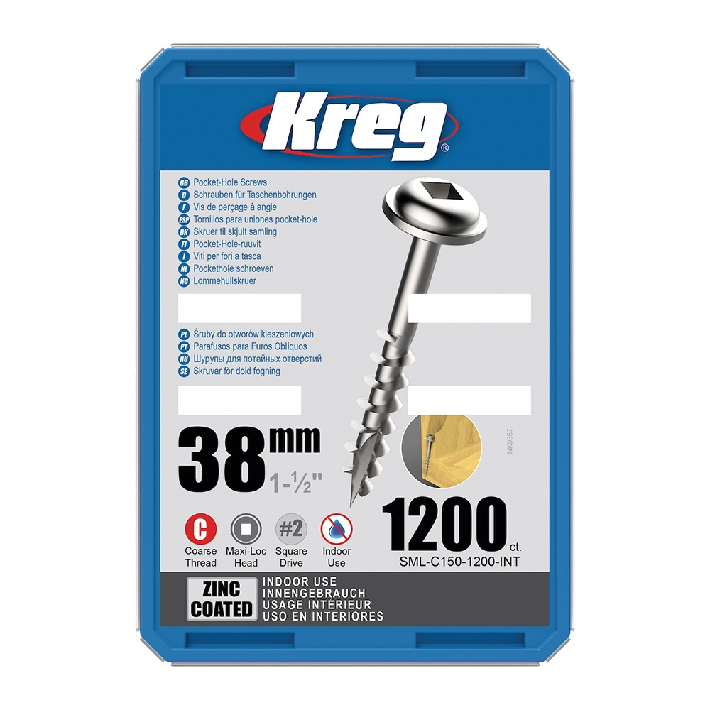 Kreg Zinc Maxi-Loc Skrutky...