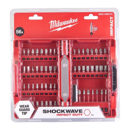MILWAUKEE SADA SKRUTKOVACÍCH BITOV SHOCKWAVE™ 56 KS