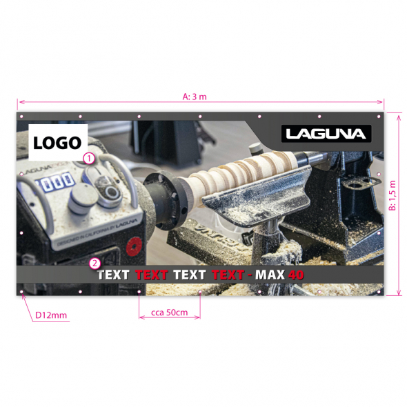 Banner Laguna 01 Sústruh - veľkosť 3x1,5m