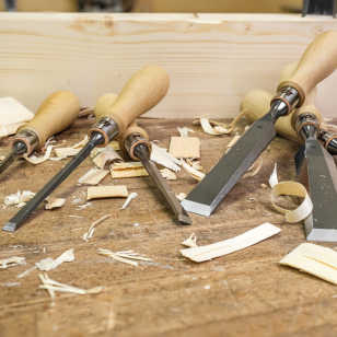 IGM Ploché dláto s hrabovou rukoväťou - 12 mm