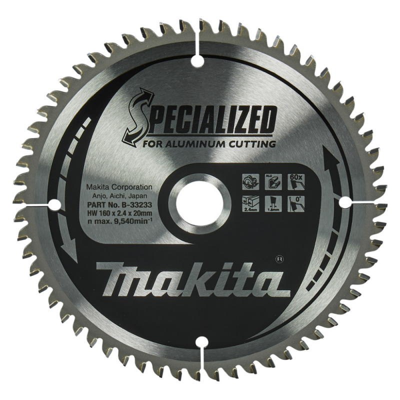 MAKITA KOTÚČ PÍLOVÝ 160 x 20 mm 60 z B-33233