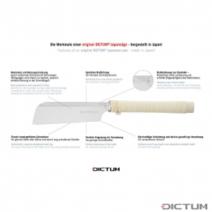 DICTUM Dozuki Universal Compact 180, Power Grip 712848