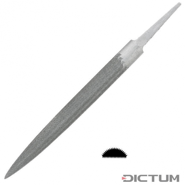 DICTUM Polkruhový pilník Glardon/Vallorbe, rez 0 705023