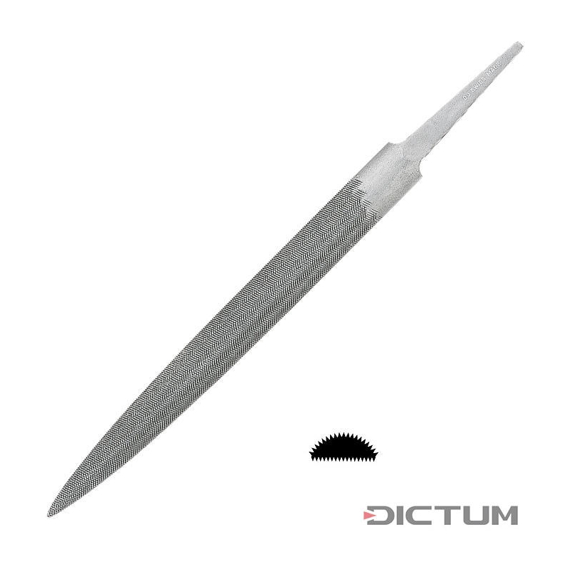 DICTUM Polkruhový pilník Glardon/Vallorbe, rez 0 705023