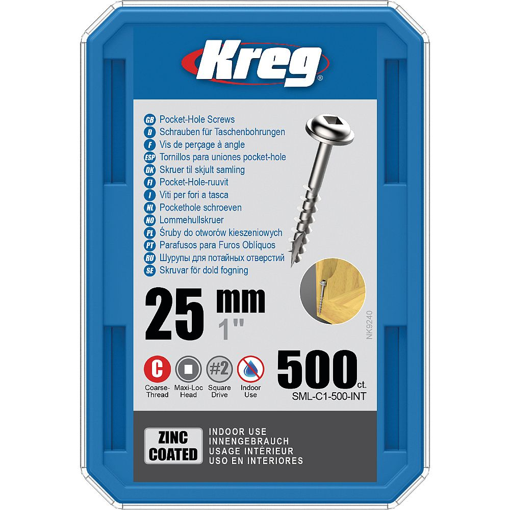 Kreg Zinc Maxi-Loc Skrutky...