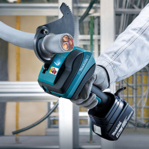 MAKITA AKUMULÁTOROVÝ STRIHAČ ELEKTRICKÝCH KÁBLOV DTC100ZK