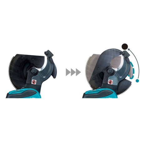 MAKITA AKUMULÁTOROVÝ STRIHAČ ELEKTRICKÝCH KÁBLOV DTC100ZK