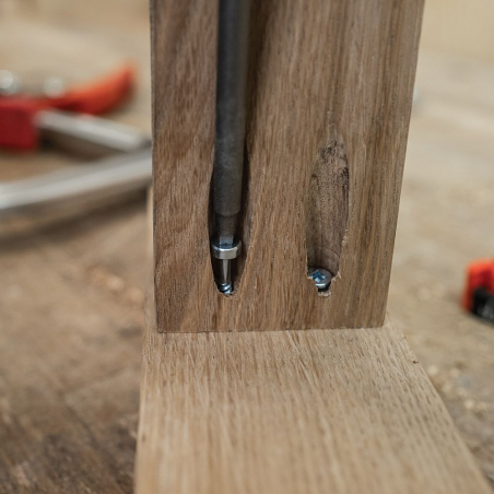 IGM Pocket Hole Skrutky - 4x25mm, hrubý závit, válcová hlava, 500 ks