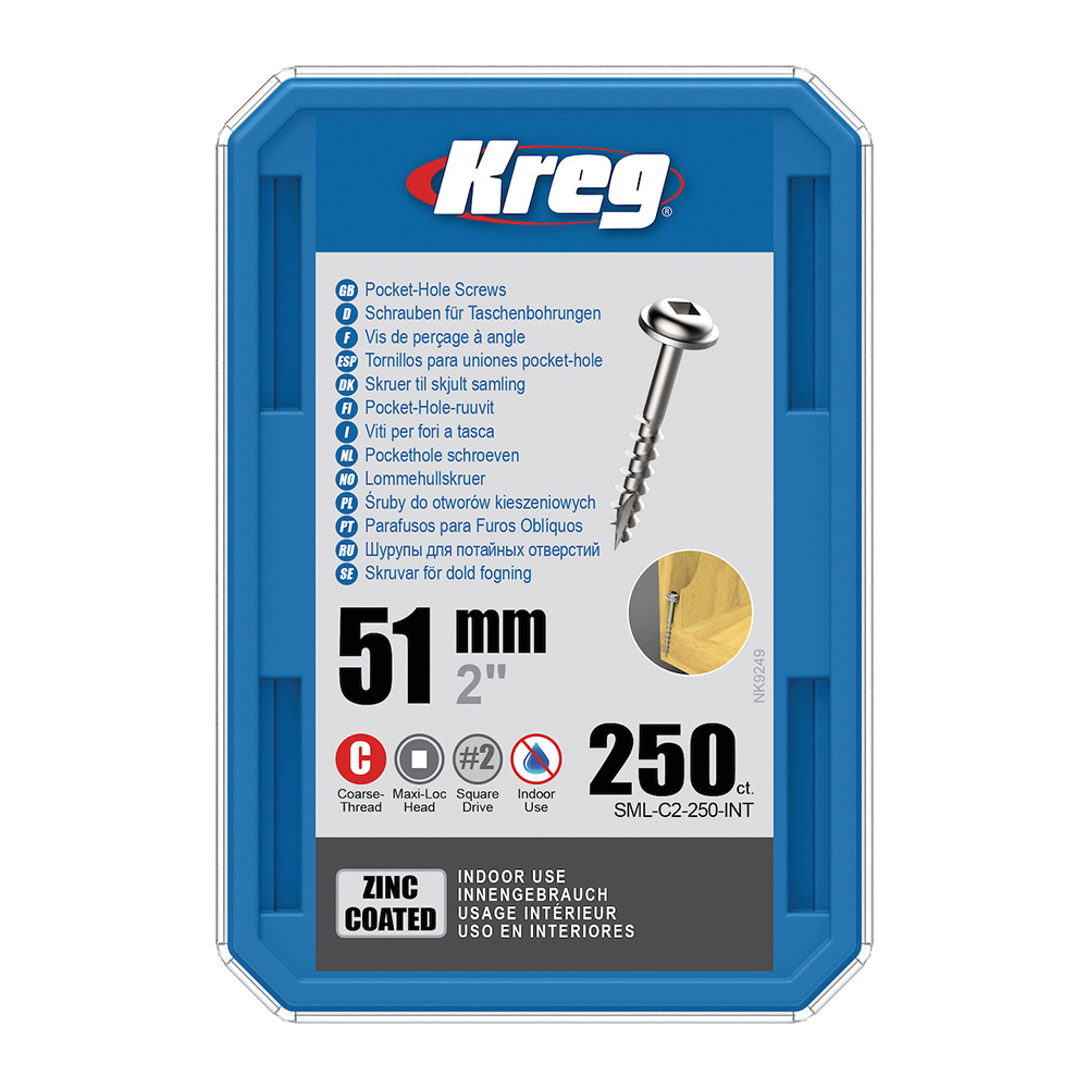 Kreg Zinc Maxi-Loc Skrutky...