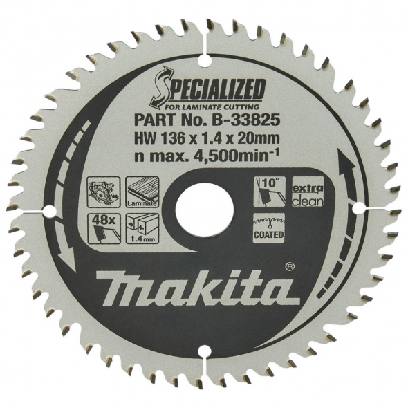 MAKITA KOTÚČ PÍLOVÝ 136 x 20 mm 48z B-33825