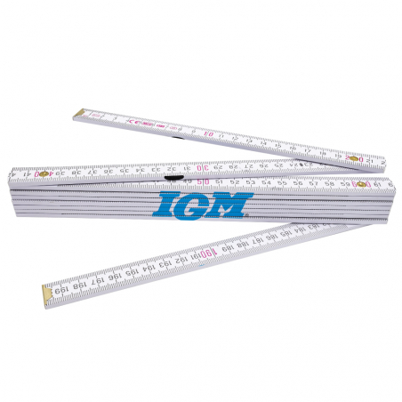 IGM Skladací meter s uhlomerom 2m