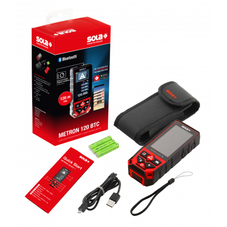 SOLA Laserový diaľkomer METRON 120 BTC