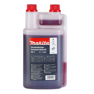 MAKITA Polosyntetický olej pre 2-taktné motory, samomiešavací, s nízkou dymivosťou, aktívne mazivo s dávkovačom 50:1 980008612