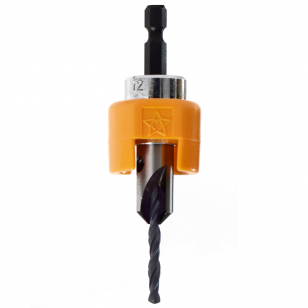 FISCH Patio Wood & Metal Záhlbník s vrtákom HSS - D4-12 pre vrut 4