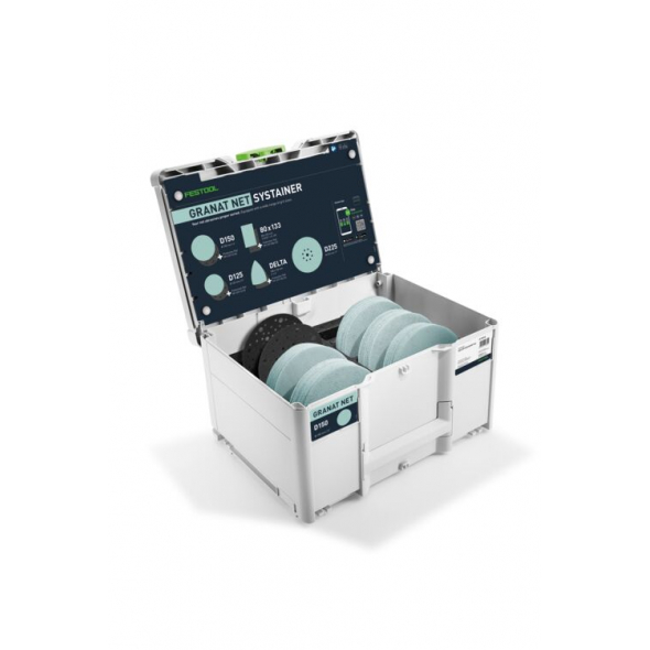 Festool Systainer³ na brúsivo Granat Net D150 GR NET SYS