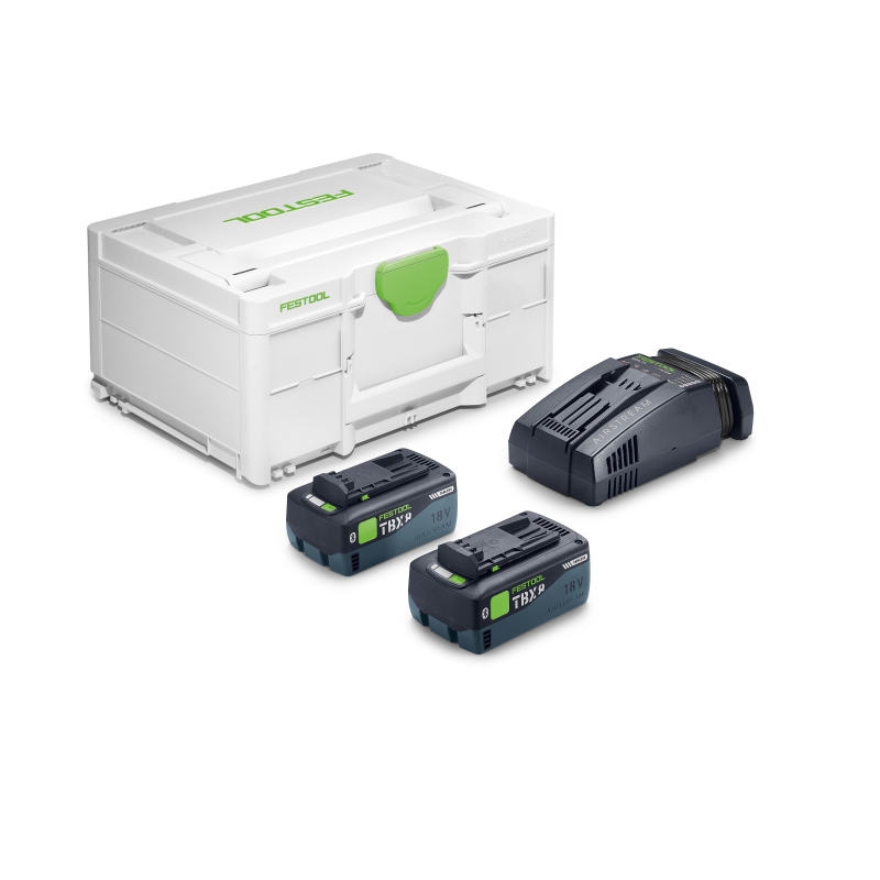 FESTOOL Energetická súprava SYS 18V 2xTBX8/SCA16
