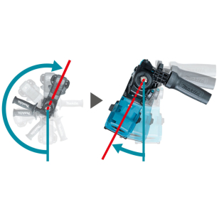 MAKITA AKUMULÁTOROVÉ KOMBINOVANÉ KLADIVO SDS-PLUS HR012GU202