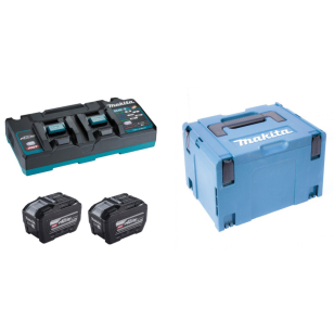 MAKITA Rýchlonabíjačka DC40RB, 2 x BL4080H, systainer typ 3 PSKGPE2J